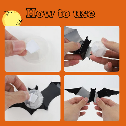 3D LED Bats Halloween Decor